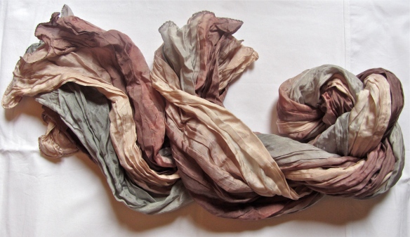 Eucalyptus bark  inspired scarf 